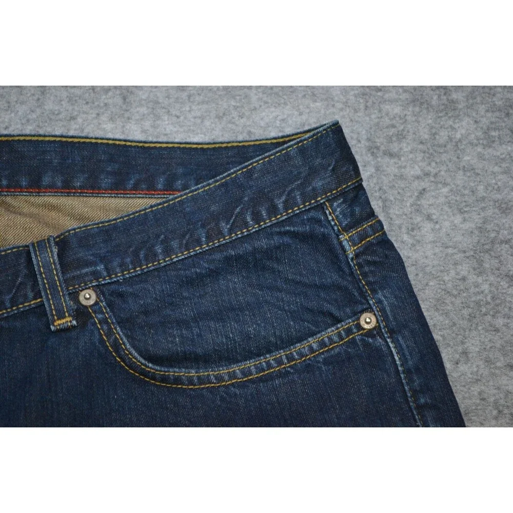 Polo Ralph‎ Lauren Jeans Mens 35X32 Blue Authentic Straight Leg Denim